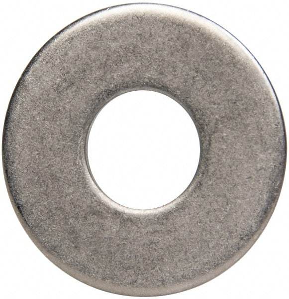 Made in USA - 7/16" Screw, Grade 300 Stainless Steel Standard Flat Washer - 1/2" ID x 1-1/4" OD, 0.064" Thick, Plain Finish, Meets Military Specifications - USA Tool & Supply