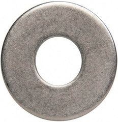Made in USA - 7/16" Screw, Grade 300 Stainless Steel Standard Flat Washer - 1/2" ID x 1-1/4" OD, 0.064" Thick, Plain Finish, Meets Military Specifications - USA Tool & Supply