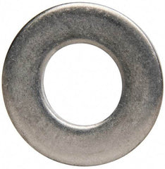 Made in USA - 1/2" Screw, Grade 300 Stainless Steel Standard Flat Washer - 0.531" ID x 1.062" OD, 0.074" Thick, Plain Finish, Meets Military Specifications - USA Tool & Supply