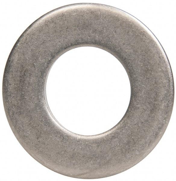 Made in USA - 5/8" Screw, Grade 300 Stainless Steel Standard Flat Washer - 0.656" ID x 1.312" OD, 0.074" Thick, Passivated Finish, Meets Military Specifications - USA Tool & Supply