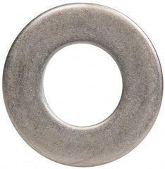 Made in USA - 5/8" Screw, Grade 300 Stainless Steel Standard Flat Washer - 0.656" ID x 1.312" OD, 0.074" Thick, Passivated Finish, Meets Military Specifications - USA Tool & Supply