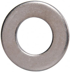 Made in USA - 7/8" Screw, Grade 300 Stainless Steel Standard Flat Washer - 0.938" ID x 1-3/4" OD, 0.108" Thick, Plain Finish, Meets Military Specifications - USA Tool & Supply