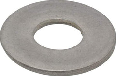 Made in USA - 1" Screw, Grade 300 Stainless Steel Standard Flat Washer - 1.062" ID x 2-1/2" OD, 0.136" Thick, Passivated Finish, Meets Military Specifications - USA Tool & Supply