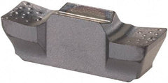 Iscar - 318020GEPI Grade IC908, 3.18mm Cutting Width Carbide Grooving Insert - 8.99mm Max Depth of Cut, Neutral, 0.2mm Corner Radius, TiN/TiAlN Finish - USA Tool & Supply