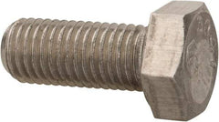Made in USA - 5/16-24 UNF, 3/4" Length Under Head Hex Head Cap Screw - Grade 18-8 Stainless Steel, Uncoated, 1/2" Hex - USA Tool & Supply