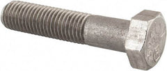 Made in USA - 5/16-24 UNF, 1-1/2" Length Under Head Hex Head Cap Screw - Grade 18-8 Stainless Steel, Uncoated, 1/2" Hex - USA Tool & Supply