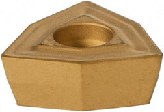 Komet - WOEX05T304 01 Grade BK72 Carbide Indexable Drill Insert - TiCN/TiC/Al2O3/TiN Finish, Trigon, 8mm Inscribed Circle - USA Tool & Supply