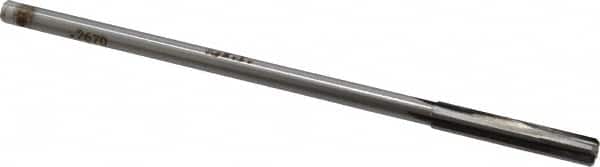 Made in USA - 0.267" Carbide-Tipped 4 Flute Chucking Reamer - USA Tool & Supply