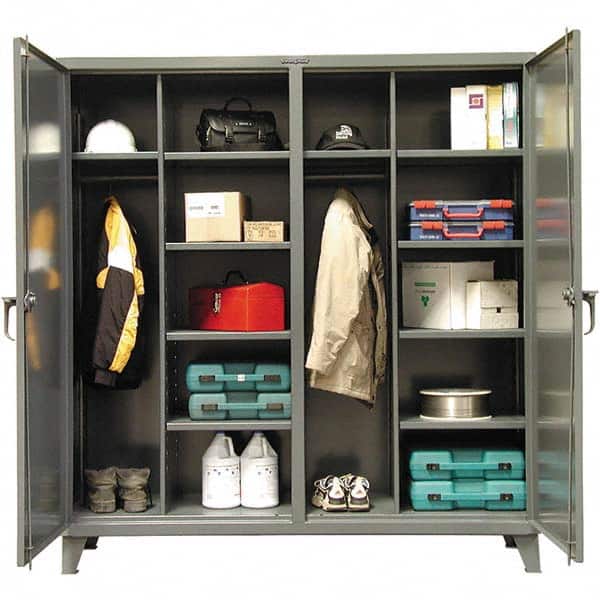 Strong Hold - Storage Cabinets Type: Wardrobe Width (Inch): 72 - USA Tool & Supply