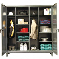 Strong Hold - Storage Cabinets Type: Wardrobe Width (Inch): 72 - USA Tool & Supply