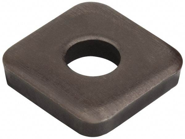 Jergens - 1" Bolt, 2-1/2" Square, Black Oxide Finish, Steel Square Flat Washer - 1-1/16" ID, 1/4" Thick - USA Tool & Supply