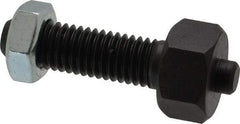 Jergens - 1/2-13 Thread, 7/8" Size, 2-3/8" Long, Black Oxide Coated, Low Carbon Steel Clamp Rest - 1-1/2" Thread Length, 11/32" Pin Diam x 3/16" Pin Height, 1/2" Nut Height - USA Tool & Supply