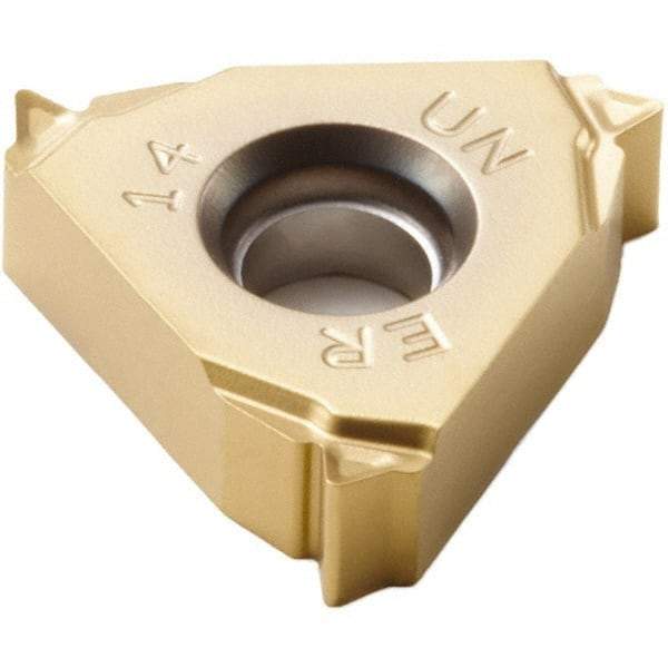 Seco - 16ER External Right Hand 16 UN Laydown Threading Insert - Grade CP500, TiAlN/TiN Coated Carbide - USA Tool & Supply