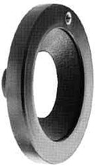 Jergens - 6" Diam, 1-11/32" Hub Diam, Wheel-Acetal Co-Polymer Hub-Cast Iron, Angular Handwheel - 23/32 Smaller to 1-11/32" Larger Diam - USA Tool & Supply