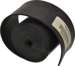 Made in USA - 3/32" Thick x 2" Wide x 60" Long, Neoprene Rubber Strip - Stock Length, 50 Shore A Durometer, 1,000 to 1,200 psi Tensile Strength, -40 to 212°F, Black - USA Tool & Supply