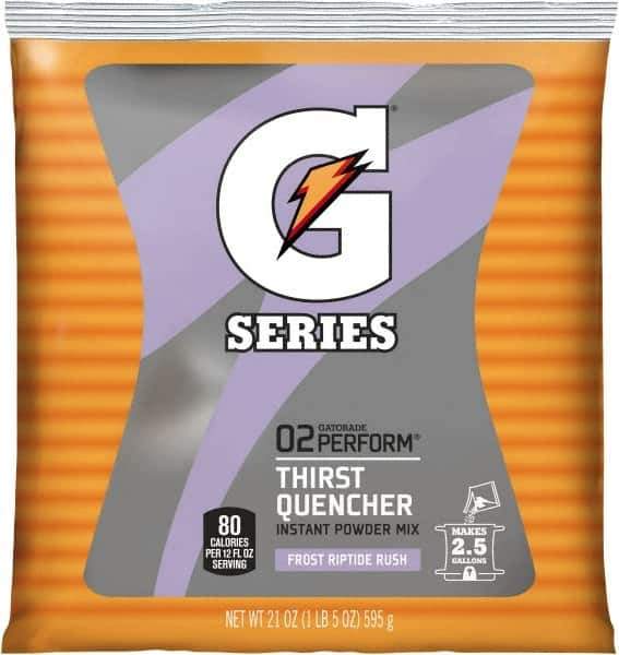 Gatorade - 21 oz Pack Riptide Rush Activity Drink - Powdered, Yields 2.5 Gal - USA Tool & Supply