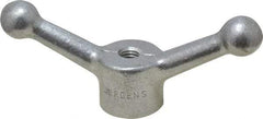 Jergens - 2 Offset Arms, 3/8-16" Hole, Tapped Speed Handle - 1-1/2" High, 1-1/8" Hub Diam - USA Tool & Supply