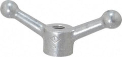 Jergens - 2 Offset Arms, 1/2-13" Hole, Tapped Speed Handle - 1-1/2" High, 1-1/8" Hub Diam - USA Tool & Supply