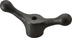 Jergens - 2 Offset Arms, 1/2-13" Hole, Tapped Speed Handle - 2-1/8" High, 1-1/2" Hub Diam - USA Tool & Supply