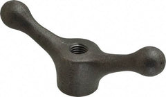 Jergens - 2 Offset Arms, 5/8-11" Hole, Tapped Speed Handle - 2-1/8" High, 1-1/2" Hub Diam - USA Tool & Supply