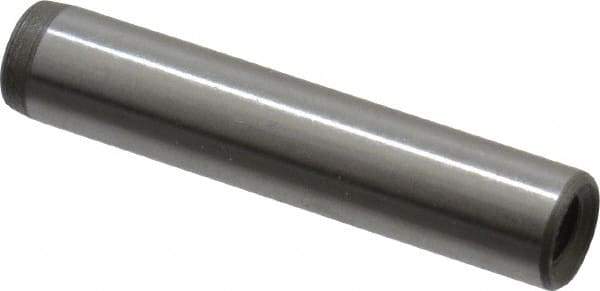 Jergens - 1/4" Diam x 1-1/4" Pin Length C-1215 Alloy Steel Pull Out Dowel Pin - C 47-58 & C 60-64 (Surface) Hardness, 1 Beveled & 1 Threaded End - USA Tool & Supply