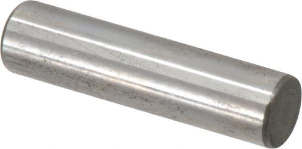 Jergens - 3/8" Diam x 1-1/2" Pin Length C-1215 Alloy Steel Pull Out Dowel Pin - C 47-58 & C 60-64 (Surface) Hardness, 1 Beveled & 1 Threaded End - USA Tool & Supply