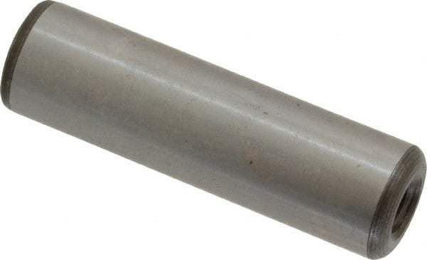 Jergens - 1/2" Diam x 1-3/4" Pin Length C-1215 Alloy Steel Pull Out Dowel Pin - C 47-58 & C 60-64 (Surface) Hardness, 1 Beveled & 1 Threaded End - USA Tool & Supply