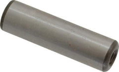 Jergens - 1/2" Diam x 1-3/4" Pin Length C-1215 Alloy Steel Pull Out Dowel Pin - C 47-58 & C 60-64 (Surface) Hardness, 1 Beveled & 1 Threaded End - USA Tool & Supply