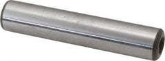 Jergens - 1/2" Diam x 2-1/2" Pin Length C-1215 Alloy Steel Pull Out Dowel Pin - C 47-58 & C 60-64 (Surface) Hardness, 1 Beveled & 1 Threaded End - USA Tool & Supply