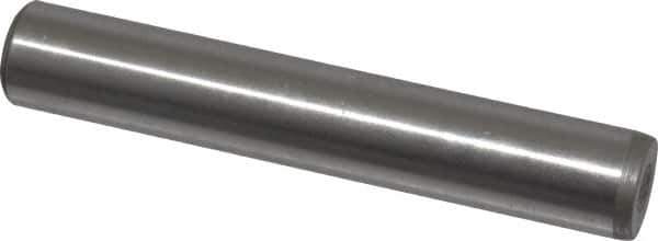 Jergens - 1/2" Diam x 3" Pin Length C-1215 Alloy Steel Pull Out Dowel Pin - C 47-58 & C 60-64 (Surface) Hardness, 1 Beveled & 1 Threaded End - USA Tool & Supply