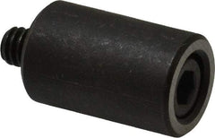 Jergens - 1/4-20 Thread, 5/8" OD, 1" High, Jig Foot - Black Oxide Finish, Low Carbon Steel, Case Hardened, 75-77 R30N Heat Treatment - USA Tool & Supply