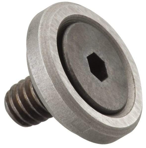 Gibraltar - 8-32 Thread, 1/2" OD, 1/4" High, Flat Foot - Steel & Lead Alloy - USA Tool & Supply