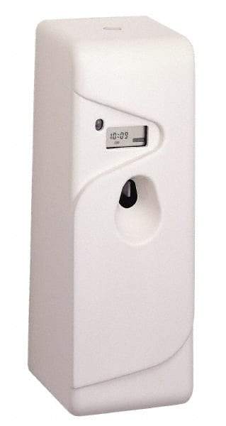 PRO-SOURCE - 4,800 Cu Ft Coverage, White Metered Aerosol Dispenser - D Battery Required - USA Tool & Supply