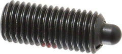 Jergens - 3/4-10, 1-3/4" Thread Length, 5/16" Plunger Projection, Steel Threaded Spring Plunger - 0.374" Max Plunger Diam, 1-3/4" Plunger Length, 6.7 Lb Init End Force, 37.3 Lb Final End Force, 3/8" Hex - USA Tool & Supply