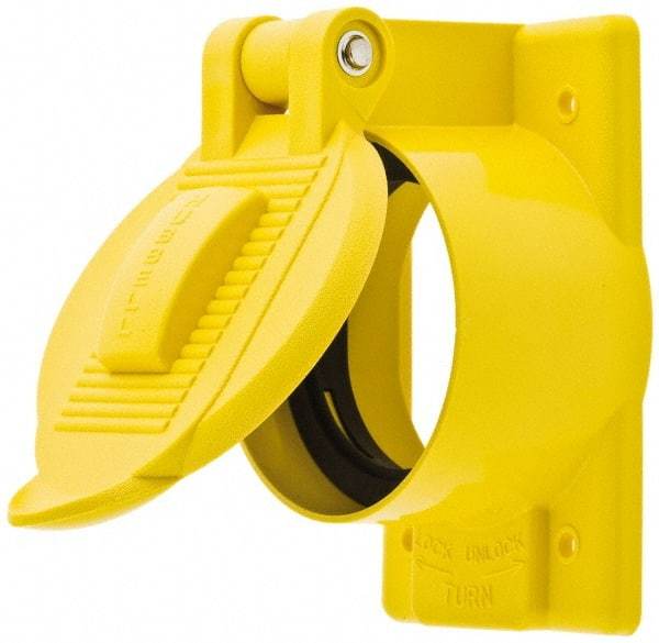 Hubbell Wiring Device-Kellems - Electrical Outlet Box Thermoplastic Weatherproof Cover - USA Tool & Supply