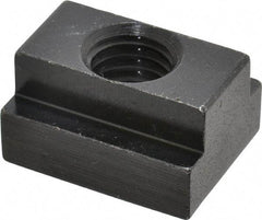 Jergens - 1/2-13 Blind Tapped T Slot Nut - 9/16" Slot Width, 7/8 x 11/32" Base Width x Height, 1-1/8 x 5/8" OAL x Height - USA Tool & Supply