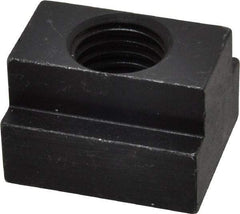 Jergens - 3/4-10 Blind Tapped T Slot Nut - 13/16" Slot Width, 1-1/4 x 9/16" Base Width x Height, 1-1/2 x 1" OAL x Height - USA Tool & Supply