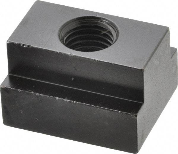 Jergens - 3/4-10 Blind Tapped T Slot Nut - 1-1/16" Slot Width, 1-5/8 x 1-1/16" Base Width x Height, 2 x 1-1/4" OAL x Height - USA Tool & Supply