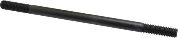 Jergens - 1/2-13 9" OAL Equal Double Threaded Stud - Alloy Steel, Black Oxide Finish, 1-1/2" Equal Thread Length - USA Tool & Supply