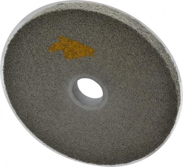 3M - 6" Diam, 1/2" Face Width, 1" Center Hole, Fine Grade, Silicon Carbide Deburring Wheel - Convolute, Hard Density 9 Grade, 6,000 RPM - USA Tool & Supply