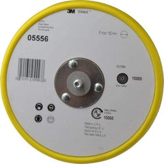 3M - 6" Diam Adhesive/PSA Disc Backing Pad - Medium Density, 10,000 RPM - USA Tool & Supply