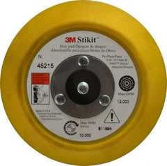 3M - 5" Diam Adhesive/PSA Disc Backing Pad - Medium Density, 10,000 RPM - USA Tool & Supply