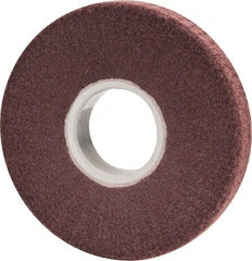 3M - 6" Diam Aluminum Oxide Finishing Flap Wheel - 2" Hole, 1" Wide, Density 5, Nonwoven, Very Fine Grade, 3,400 Max RPM - USA Tool & Supply