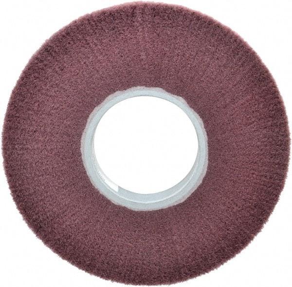 3M - 8" Diam Aluminum Oxide Finishing Flap Wheel - 3" Hole, 1" Wide, Density 5, Nonwoven, Very Fine Grade, 3,200 Max RPM - USA Tool & Supply