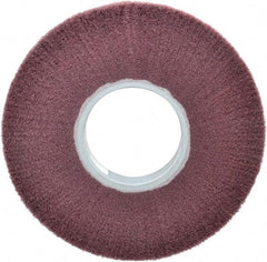 3M - 8" Diam Aluminum Oxide Finishing Flap Wheel - 3" Hole, 1" Wide, Density 5, Nonwoven, Very Fine Grade, 3,200 Max RPM - USA Tool & Supply