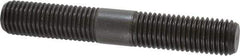 Jergens - 3/4-10 5" OAL Equal Double Threaded Stud - Alloy Steel, Black Oxide Finish, 1-15/16" Equal Thread Length - USA Tool & Supply
