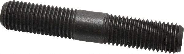 Jergens - 7/8-9 5" OAL Equal Double Threaded Stud - Alloy Steel, Black Oxide Finish, 1-29/32" Equal Thread Length - USA Tool & Supply