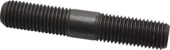 Jergens - 7/8-9 5" OAL Equal Double Threaded Stud - Alloy Steel, Black Oxide Finish, 1-29/32" Equal Thread Length - USA Tool & Supply