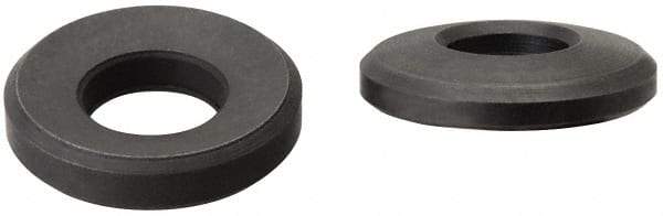 Gibraltar - 1-1/4" Bolt, Black Oxide, Case Hardened Steel, Spherical Washer Assembly - 1-3/8" Female, 1-5/16" Male Inside x 2-1/2" OD, 1/2" Thick, 3" Radius, 12L14 Grade - USA Tool & Supply