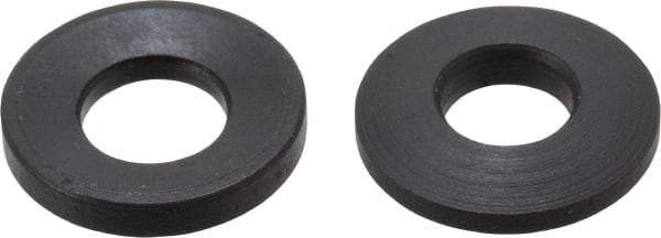 Jergens - 1/4" Bolt, Black Oxide, Steel, Spherical Washer Assembly - 19/64" Female, 17/64" Male Inside x 5/8" OD, 3/16" Thick, 1" Radius - USA Tool & Supply